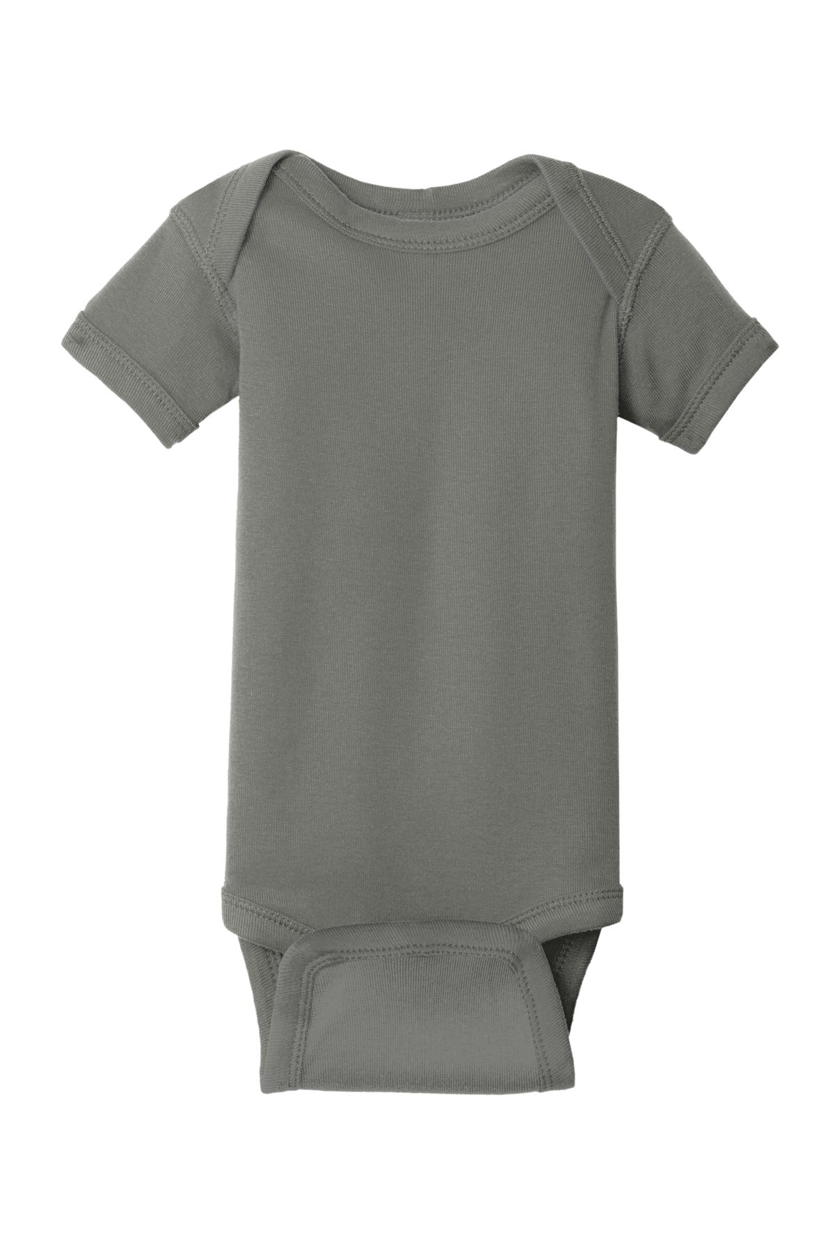 Rabbit Skins Infant Short Sleeve Baby Rib Bodysuit. RS4400