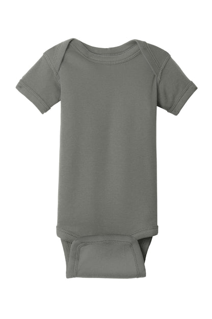 Rabbit Skins Infant Short Sleeve Baby Rib Bodysuit. RS4400