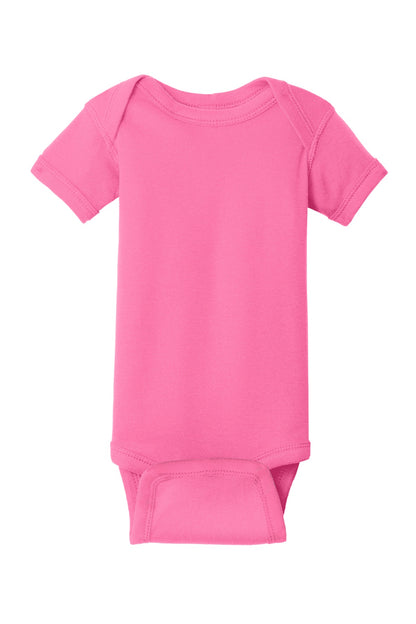 Rabbit Skins Infant Short Sleeve Baby Rib Bodysuit. RS4400