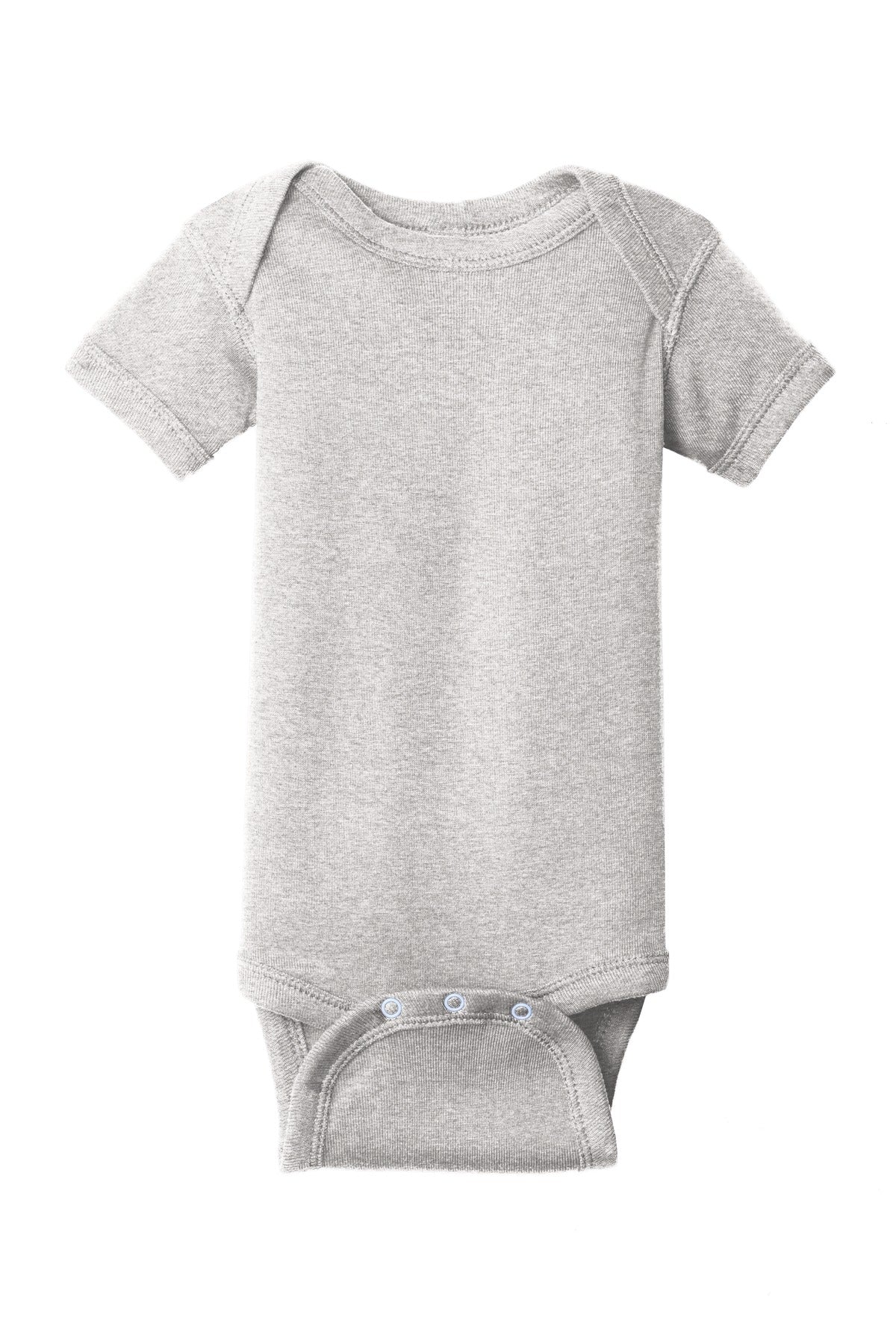 Rabbit Skins Infant Short Sleeve Baby Rib Bodysuit. RS4400