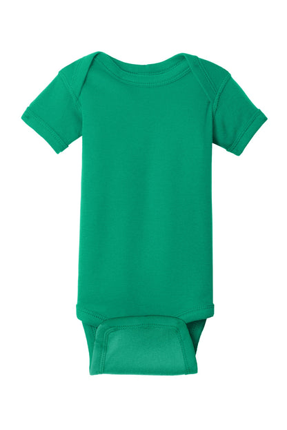 Rabbit Skins Infant Short Sleeve Baby Rib Bodysuit. RS4400