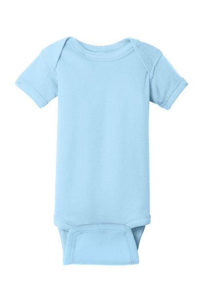 Rabbit Skins Infant Short Sleeve Baby Rib Bodysuit. RS4400