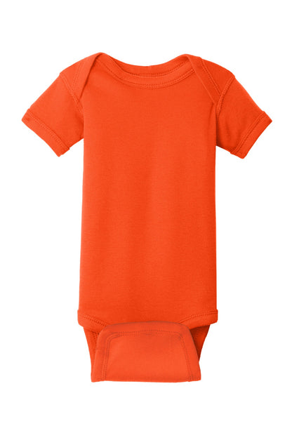 Rabbit Skins Infant Short Sleeve Baby Rib Bodysuit. RS4400