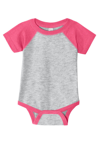 Rabbit Skins Infant Baseball Fine Jersey Bodysuit. RS4430