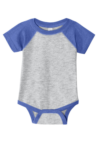 Rabbit Skins Infant Baseball Fine Jersey Bodysuit. RS4430