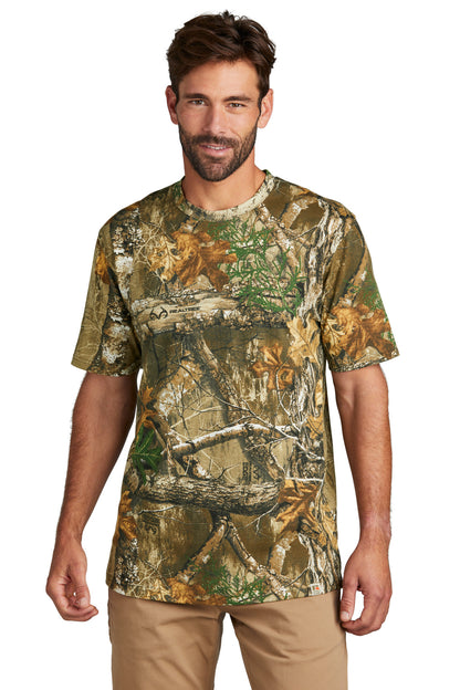 Front View of RTEdge Russell Outdoors Realtree Tee RU100  - XS