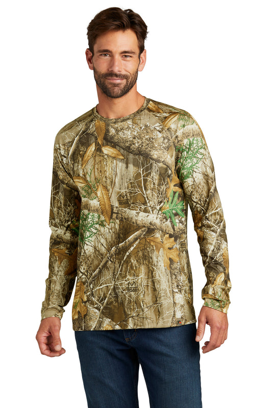 Front View of RTEdge Russell Outdoors Realtree Performance Long Sleeve Tee RU150LS  - XS
