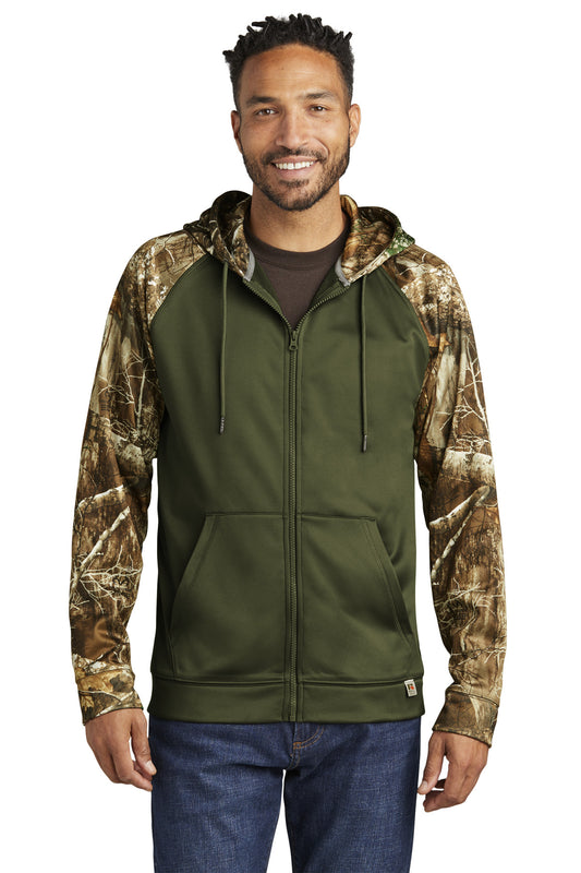 Russell Outdoors Realtree Performance Colorblock Full-Zip Hoodie RU452