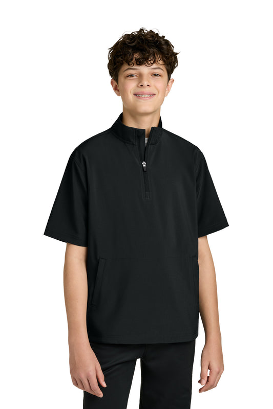 SanMar RY7400SSQ_black_model_front.jpg