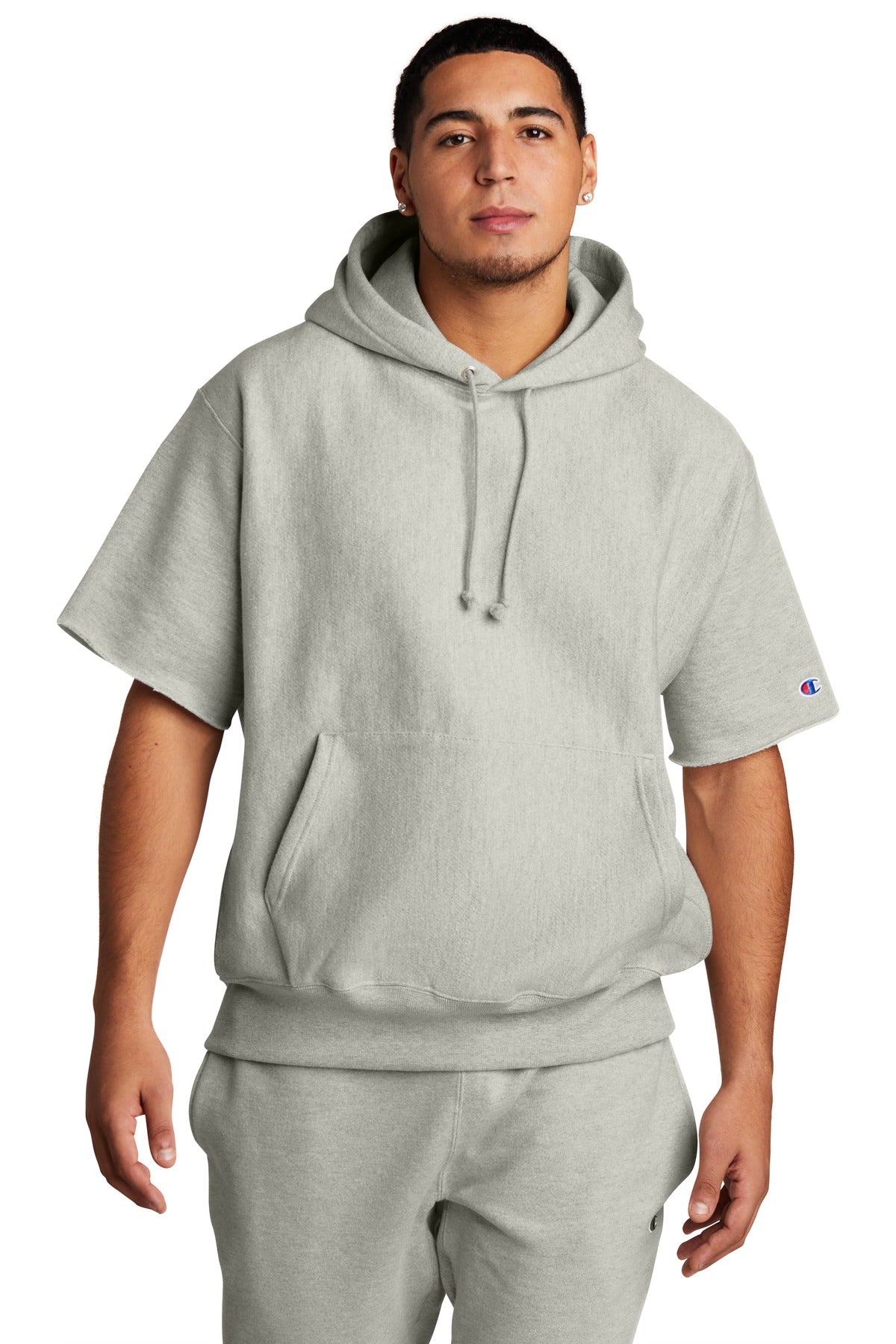 SanMar S101SS_oxfordgrey_model_front_112019.jpg