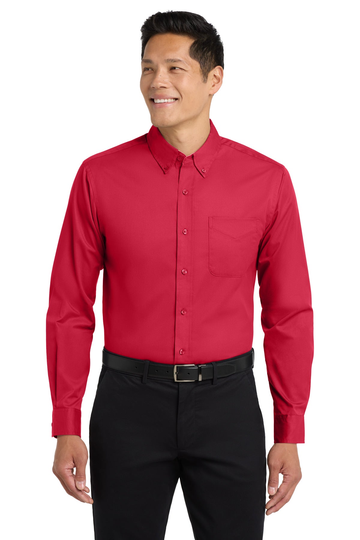 SanMar S608ES_redlightstone_model_front.jpg