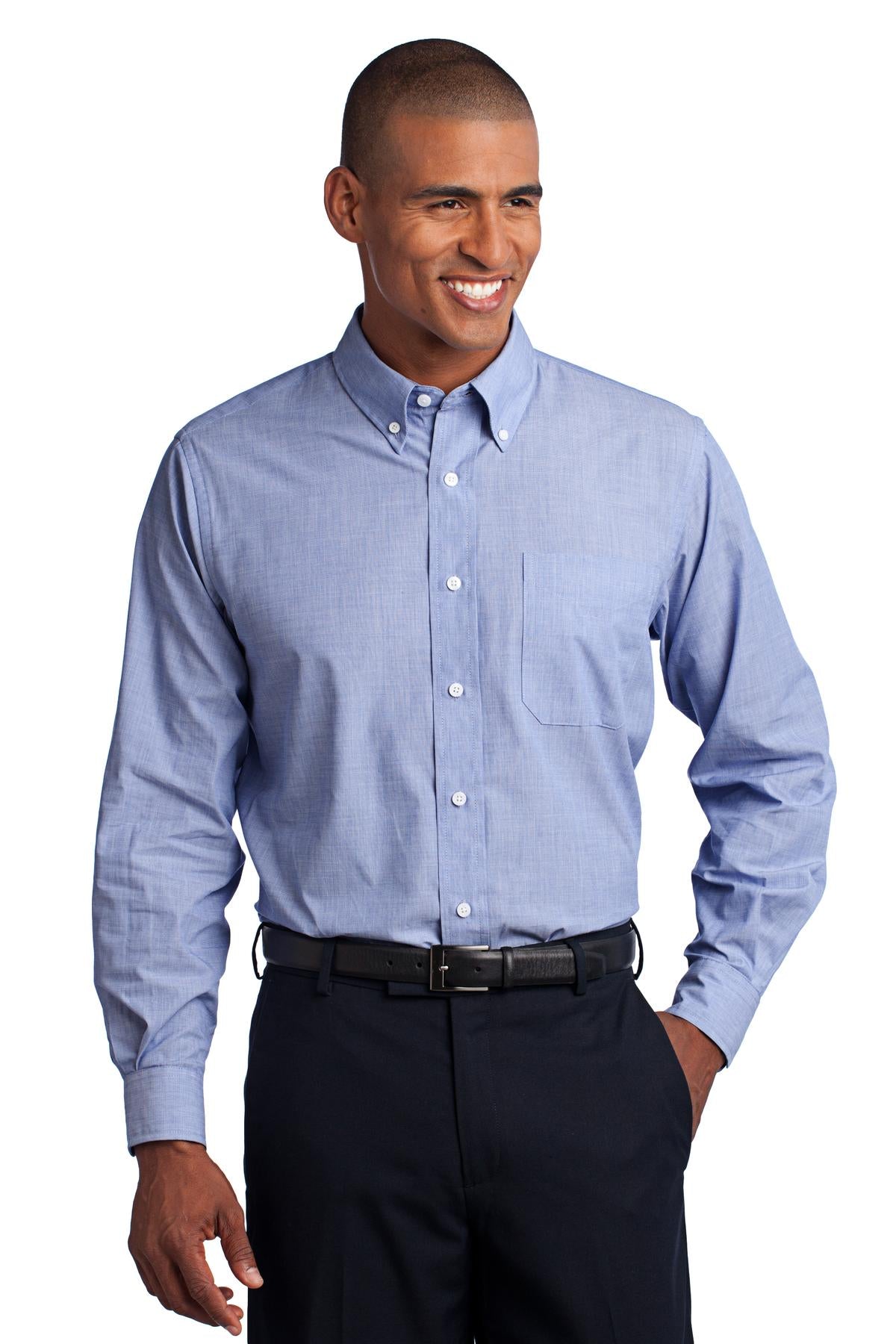 SanMar S640_ChambrayBlue_Model_FRONT_121012.jpg