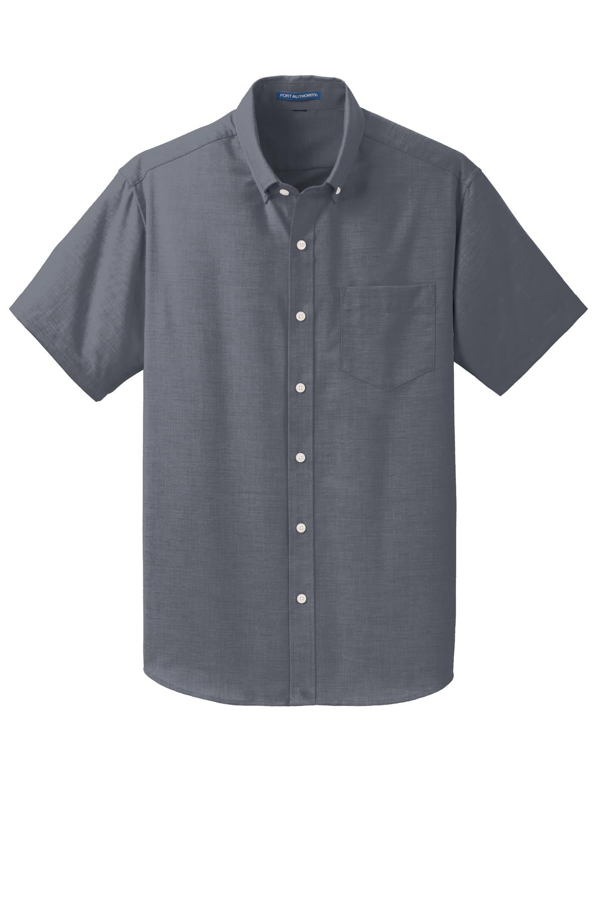 Port Authority Short Sleeve SuperPro Oxford Shirt. S659