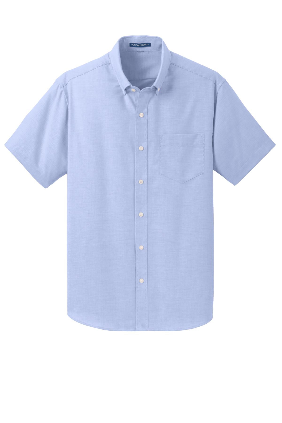 Port Authority Short Sleeve SuperPro Oxford Shirt. S659