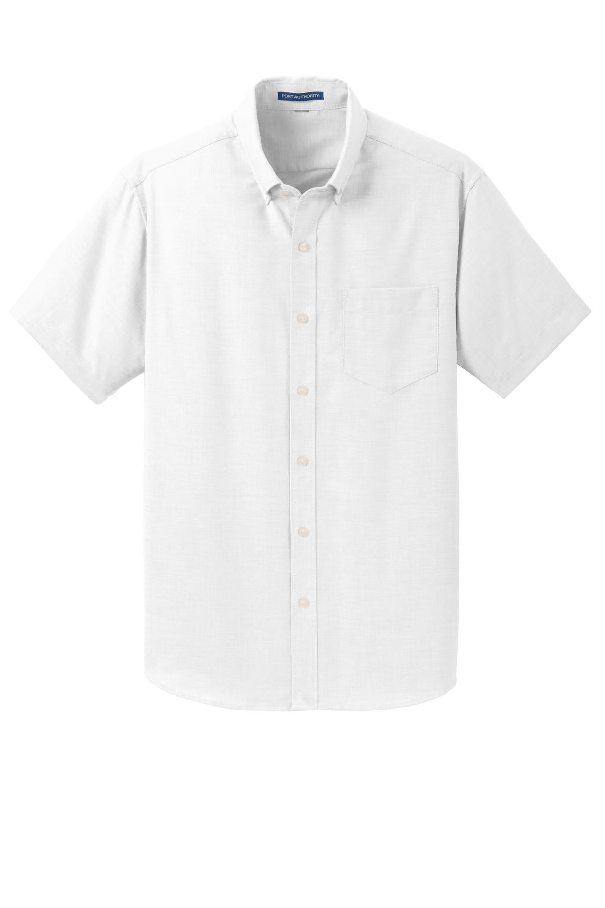 Port Authority Short Sleeve SuperPro Oxford Shirt. S659