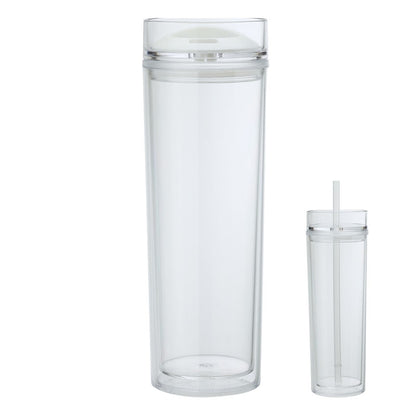 N/A 16 oz. Double Lid Hot / Cold Tumbler