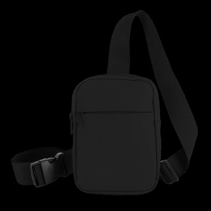 Crosscut Recycled PU Crossbody Bag