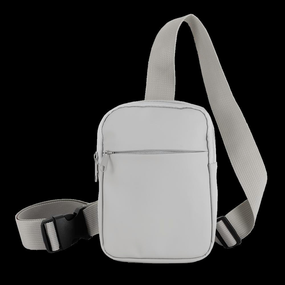 Crosscut Recycled PU Crossbody Bag