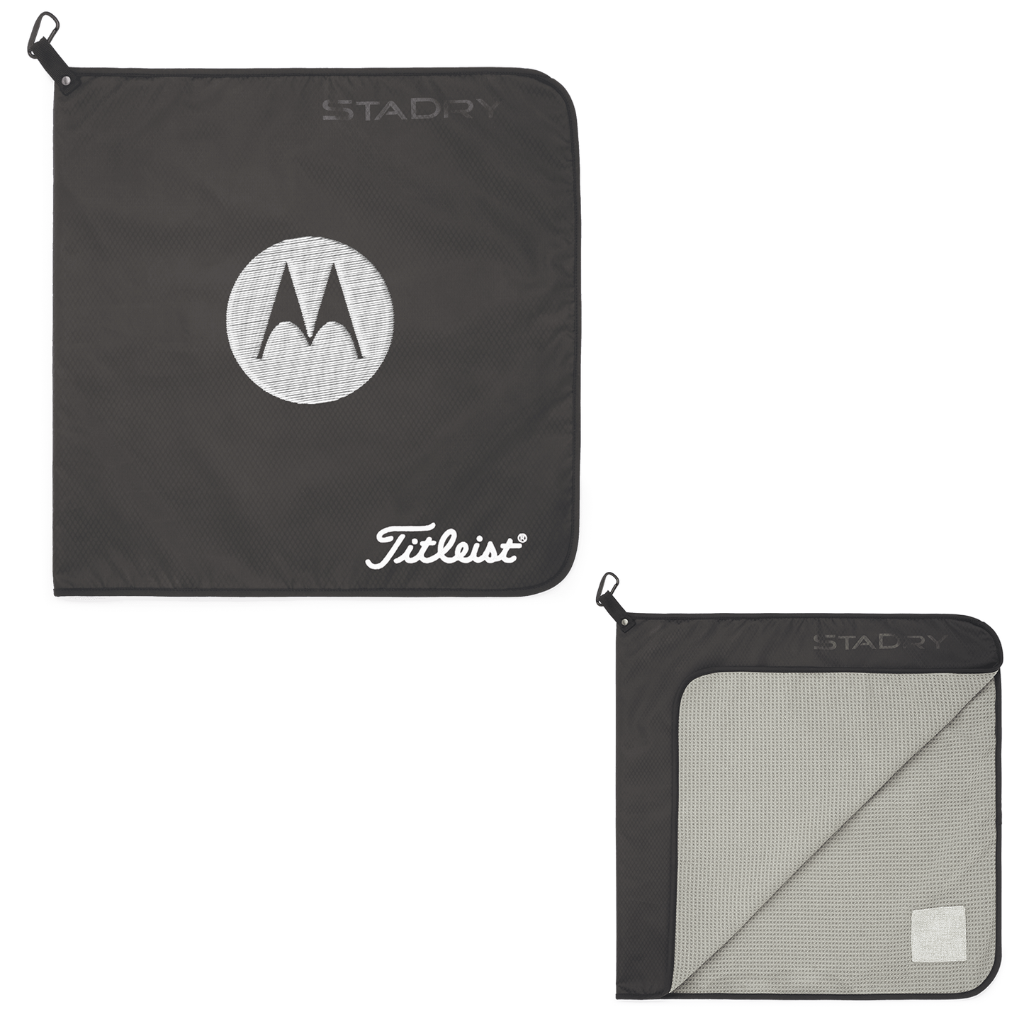 Black Titleist StaDry Performance Towel