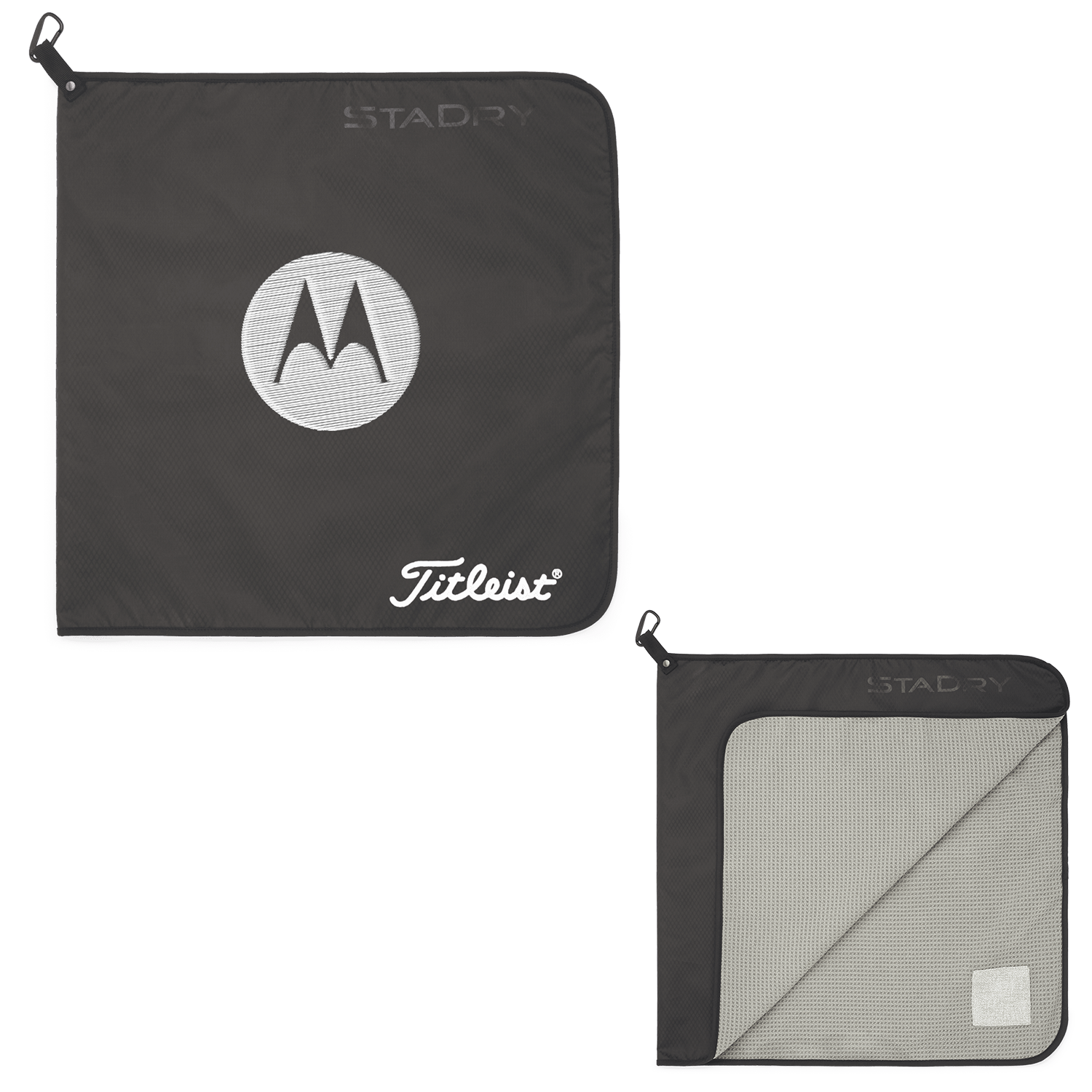 Black Titleist StaDry Performance Towel