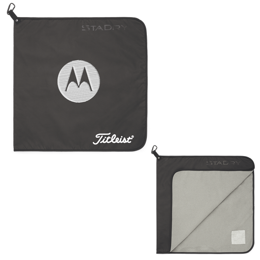 Black Titleist StaDry Performance Towel