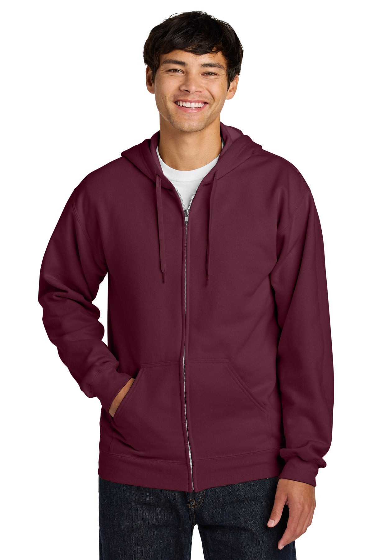 SanMar SF600_maroon_model_front.jpg