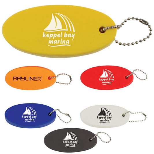 Neon Orange Sure-Float Key Chain