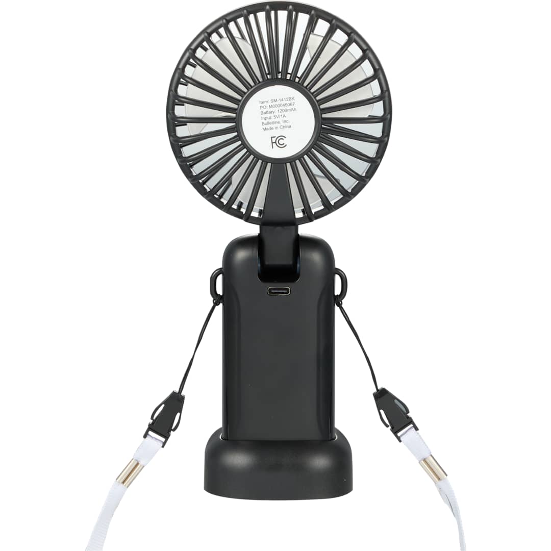 Rechargeable 100% RABS Personal LED Fan