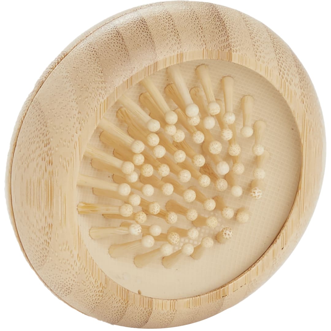 FSC® 100% Bamboo Compact Mirror/Brush