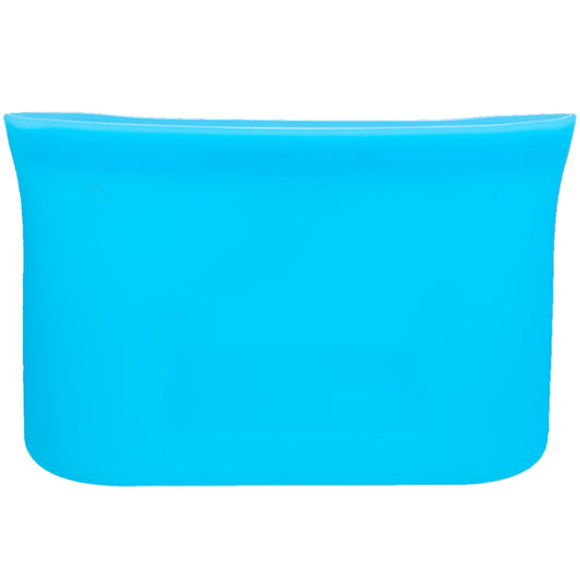 Front View of Blue Zili Silicone Food Storage Bag 8oz