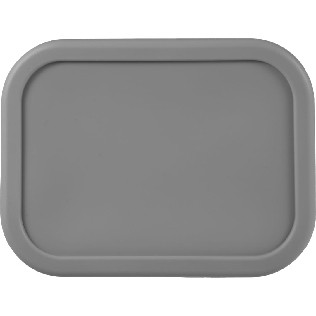 Front View of Black Zili Silicone Storage Container 44oz