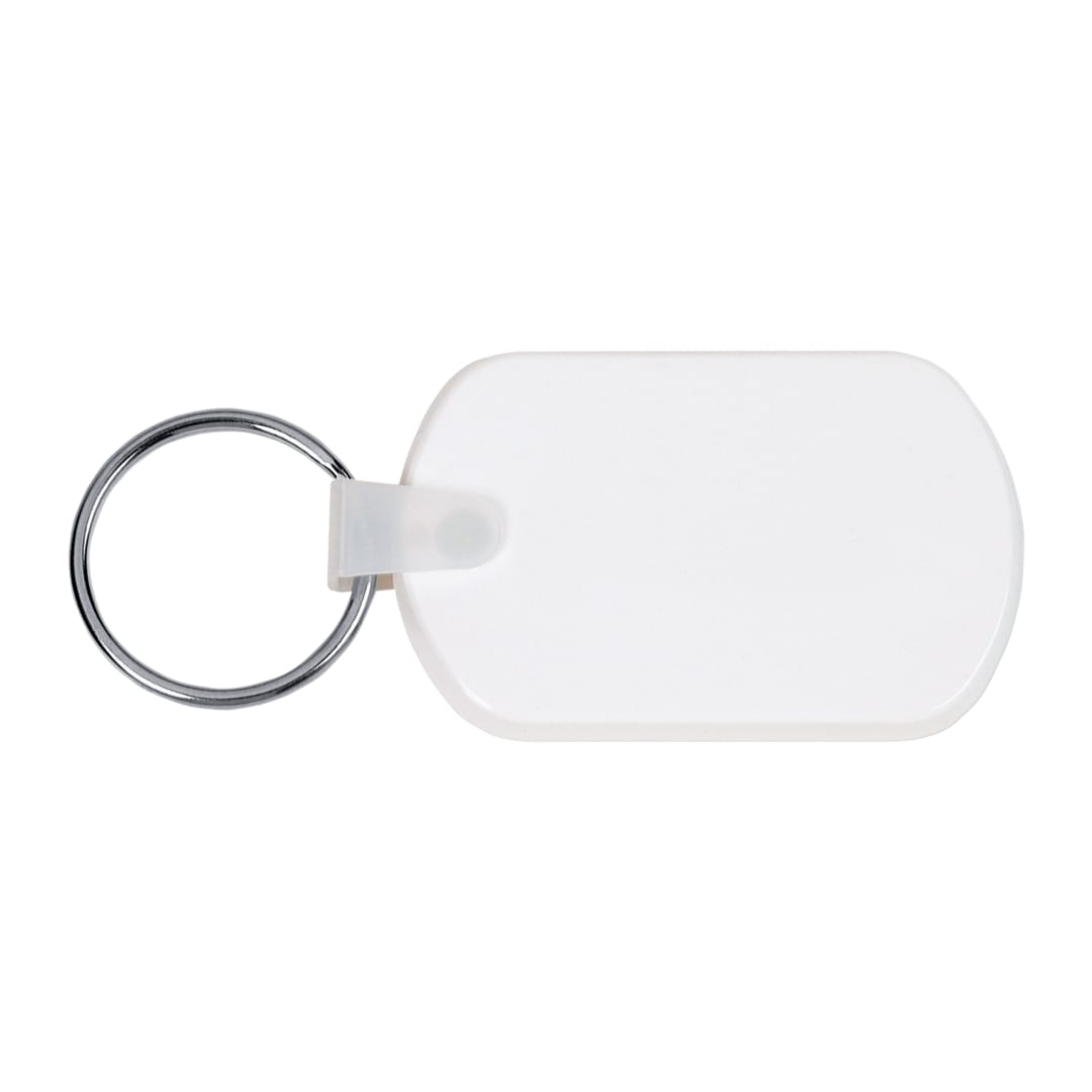 White Rectangular Soft Key Tag