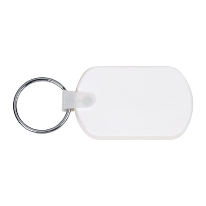 White Rectangular Soft Key Tag