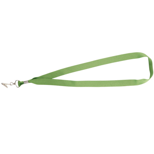 Black Lanyard with Bulldog Clip