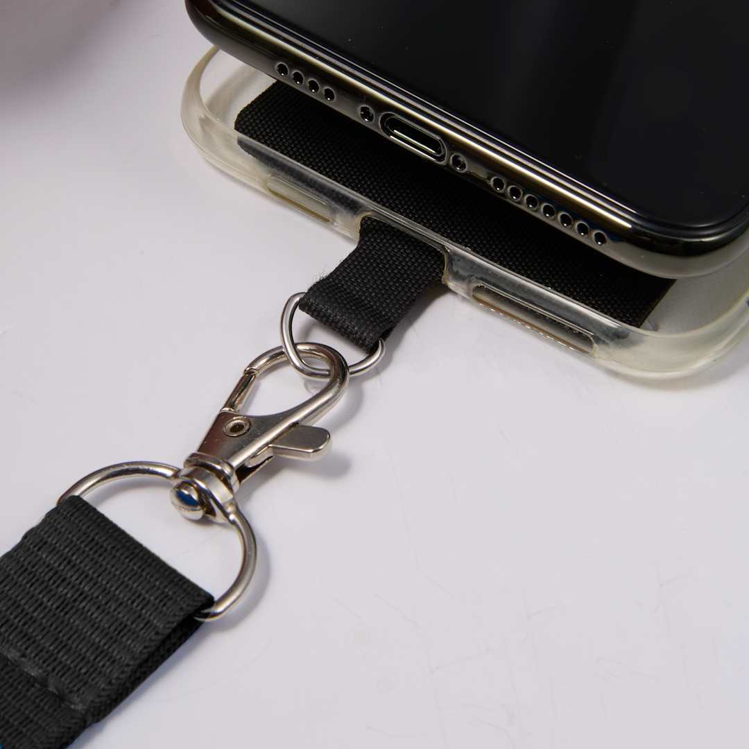 Adjustable Recycled Phone Lanyard