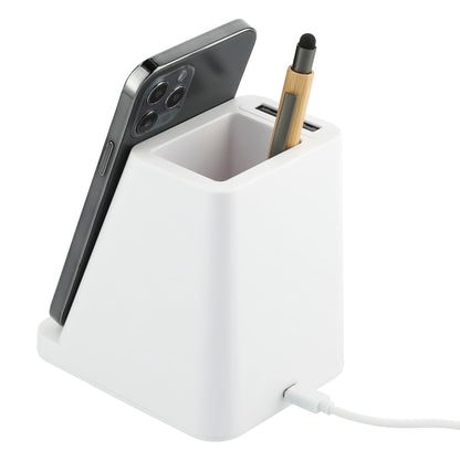 Wireless Charger Pen Holder/Dual Outputs