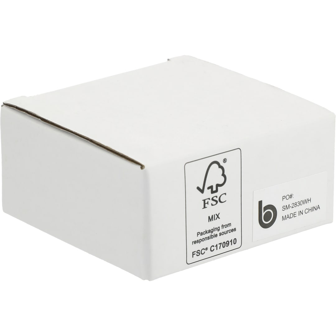 Front View of Black Square Wireless Charging Pad