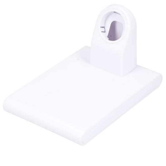 Front View of White Mate Wireless Charging Pad and iWatch Holder