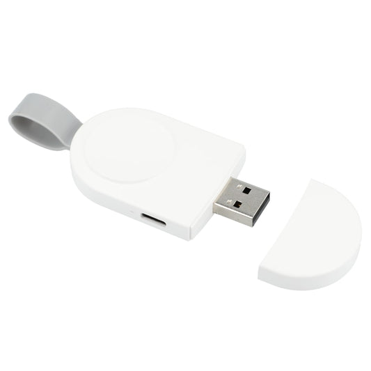 Front View of White Redi iWatch USB Charger