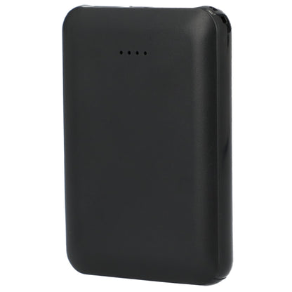 Front View of Black UltraPwr 4000 mAh Power Bank with Type-C Output
