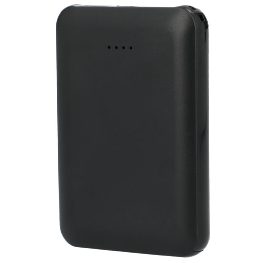 Front View of Black UltraPwr 4000 mAh Power Bank with Type-C Output