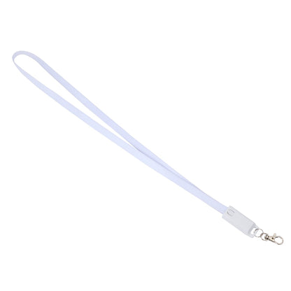 White 5-in-1 40W PD Charging Cable Lanyard