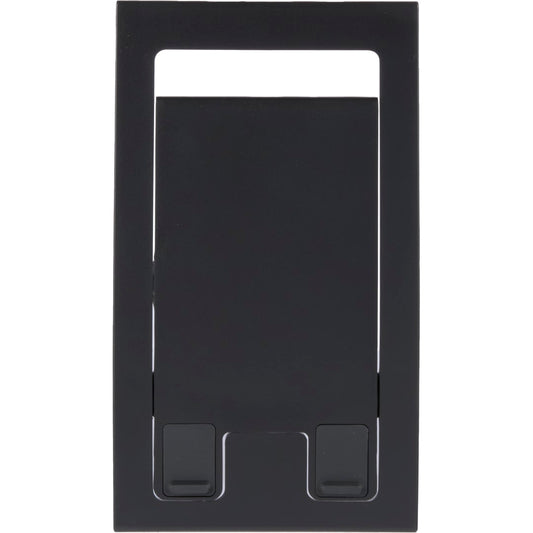 Front View of Black reFlex Foldable Eco Phone Stand