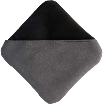 Front View of Black Clean Screen Hand-Held Cleaning Cloth