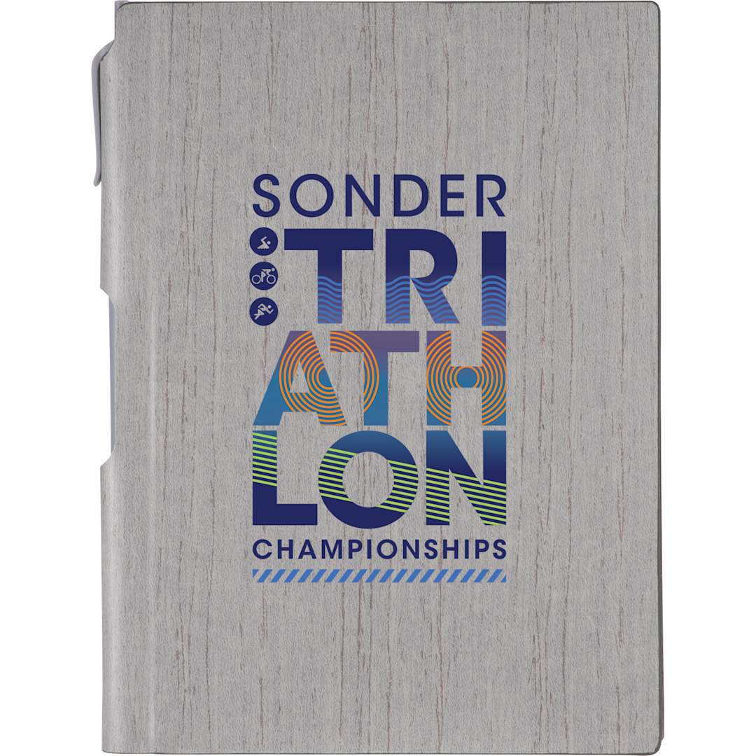 FSC® Mix 6" x 8.5" Bari Notebook with Pen