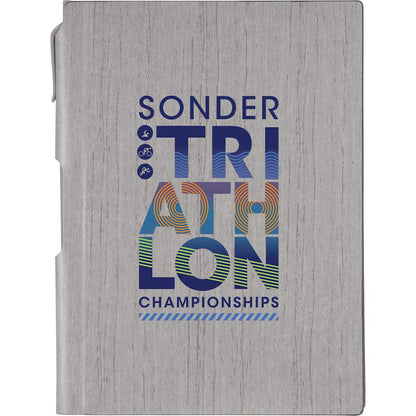 FSC® Mix 6" x 8.5" Bari Notebook with Pen