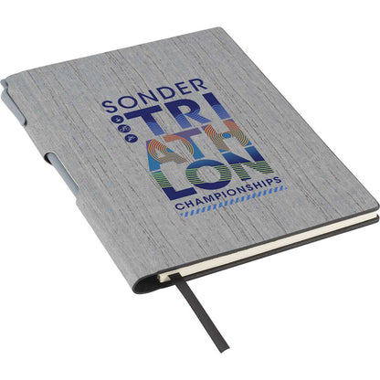 FSC® Mix 6" x 8.5" Bari Notebook with Pen