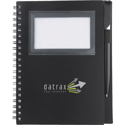 FSC® Mix 5.5" x 7" Star Spiral Notebook with Pen