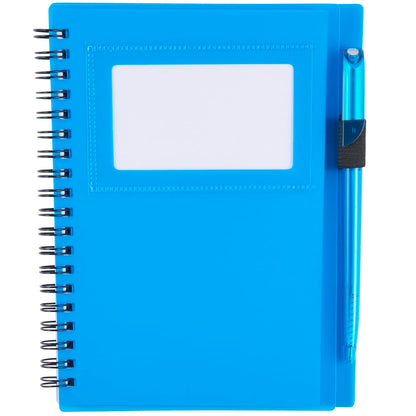 FSC® Mix 5.5" x 7" Star Spiral Notebook with Pen