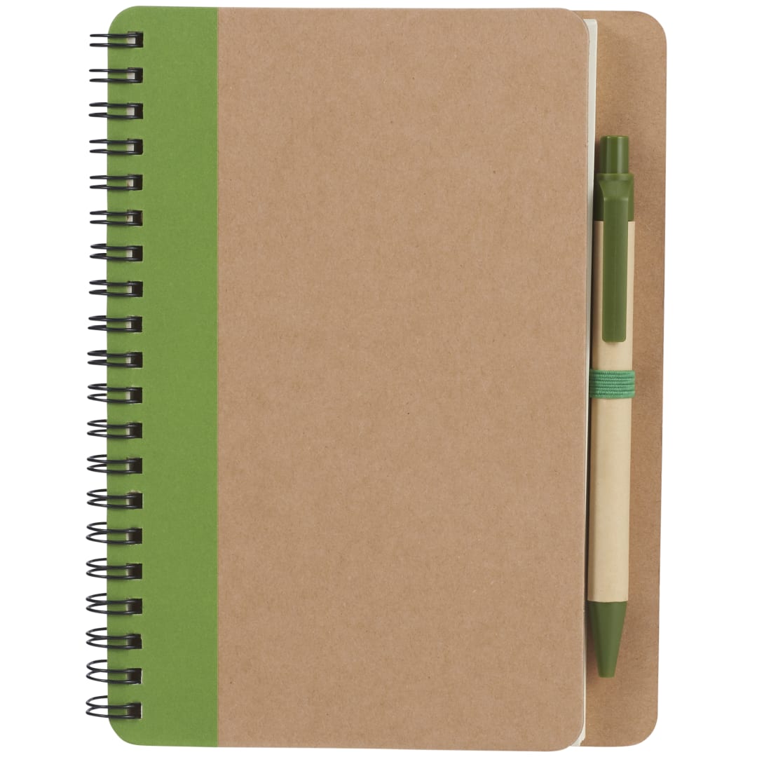 FSC® Mix 5" x 7" Eco Spiral Notebook with Pen